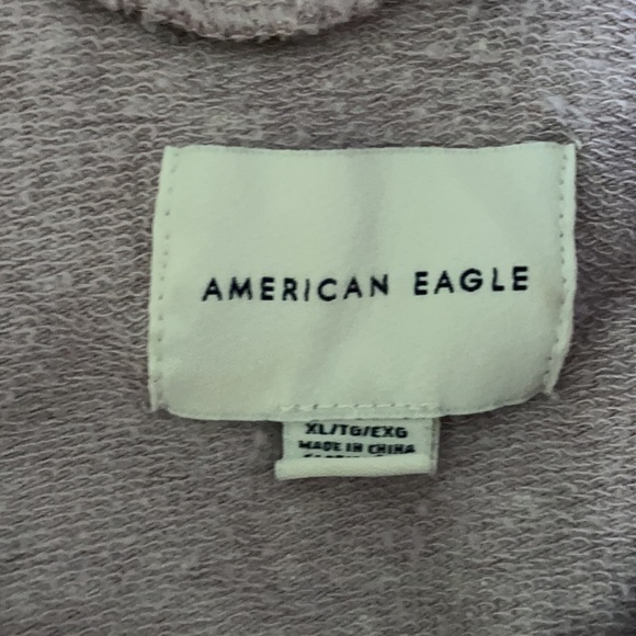 Purple Cropped Sweatshirt - Picture 3 of 3